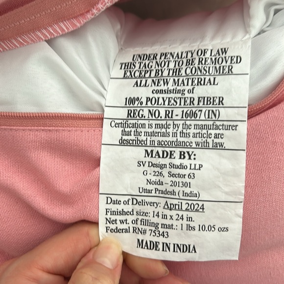 NEW Cupcakes and cashmere halloween ghost pumpkin pink decorative pillow - Picture 9 of 9